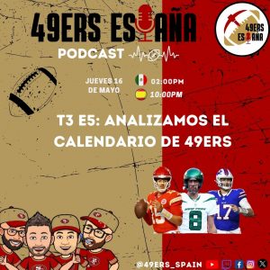 Lee más sobre el artículo 49ers España PODCAST: T3 E6. Analizamos el calendario de 49ers