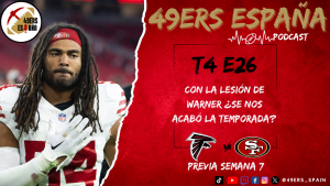 Lee más sobre el artículo 49ers España Podcast. T4 E26. Con la lesión de Warner ¿Se nos acabó la temporada?
